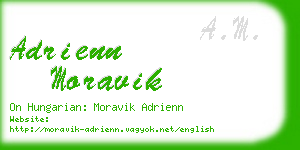 adrienn moravik business card